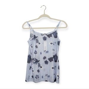 NWT Anne Fontaine Indigo Blue Prune Camisole Tank Top Size 40